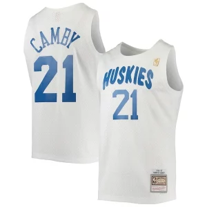 Duraturo Marcus Camby Toronto Raptors 1996/97 Hardwood Classics Swingman Jersey White per gli appassionati
