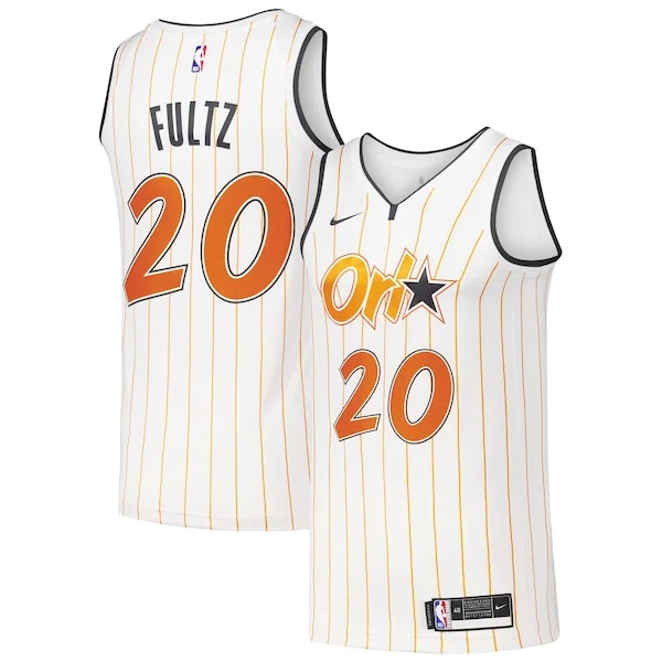 Delizioso Robusto Gorgeous Markelle Fultz Orlando Magic Nike Swingman Player Jersey City Edition White per gli appassionati