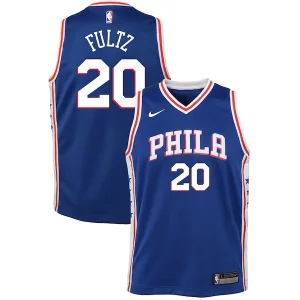 Pratico Markelle Fultz Philadelphia 76ers Nike Youth Swingman Jersey Blue Icon Edition per gli appassionati