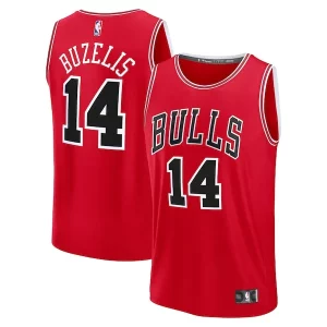 Raffinato Splendido Matas Buzelis Chicago Bulls Fast Break Replica Player Jersey Icon Edition Red per gli appassionati