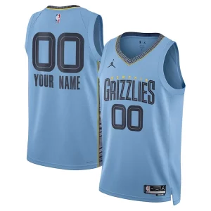 Pratico Ottimo Incantevole Memphis Grizzlies Jordan Brand Unisex 2022/23 Swingman Custom Jersey Statement Edition Blue per gli appassionati