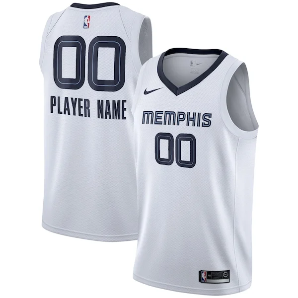 Attraente Memphis Grizzlies Nike 2020/21 Swingman Custom Jersey Association Edition White per gli appassionati
