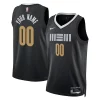 Sofisticato Resistente Memphis Grizzlies Nike Unisex 2023/24 Custom Swingman Jersey Black City Edition per gli appassionati