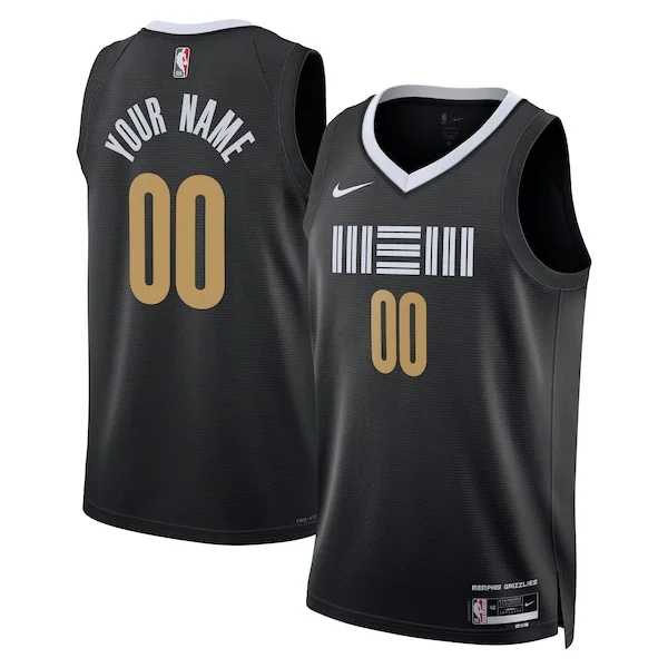 Sofisticato Resistente Memphis Grizzlies Nike Unisex 2023/24 Custom Swingman Jersey Black City Edition per gli appassionati