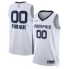 Duraturo Incantevole Pratico Memphis Grizzlies Nike Unisex Swingman Custom Jersey White Association Edition per gli appassionati