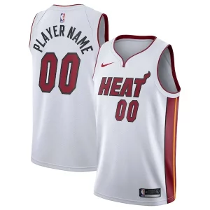 Stupendo Miami Heat Nike 2020/21 Swingman Custom Jersey Association Edition White per gli appassionati