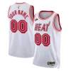 Cool Trendy Duraturo Miami Heat Nike Unisex 2022/23 Custom Swingman Jersey Classic Edition White per gli appassionati