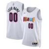Raffinato Attraente Miami Heat Nike Unisex 2022/23 Swingman Custom Jersey City Edition White per gli appassionati