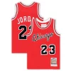 Moderno Stupendo Accattivante Michael Jordan Chicago Bulls Toddler Hardwood Classics 1984/85 Authentic Swingman Jersey Red per gli appassionati