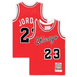Moderno Stupendo Accattivante Michael Jordan Chicago Bulls Toddler Hardwood Classics 1984/85 Authentic Swingman Jersey Red per gli appassionati