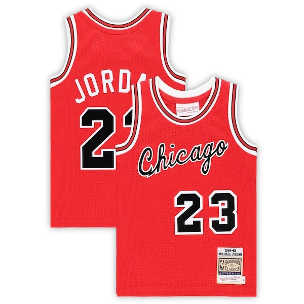 Moderno Stupendo Accattivante Michael Jordan Chicago Bulls Toddler Hardwood Classics 1984/85 Authentic Swingman Jersey Red per gli appassionati