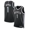 Attraente Cool Mikal Bridges Brooklyn Nets Nike Unisex Swingman Jersey Icon Edition Black per gli appassionati