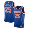 Resistente Mikal Bridges New York Knicks Nike Unisex 2024 Offseason Addition Nike Swingman Jersey Blue per gli appassionati
