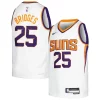 Elegante Bellissimo Mikal Bridges Phoenix Suns Nike Youth Swingman Jersey Association Edition White/Purple per gli appassionati