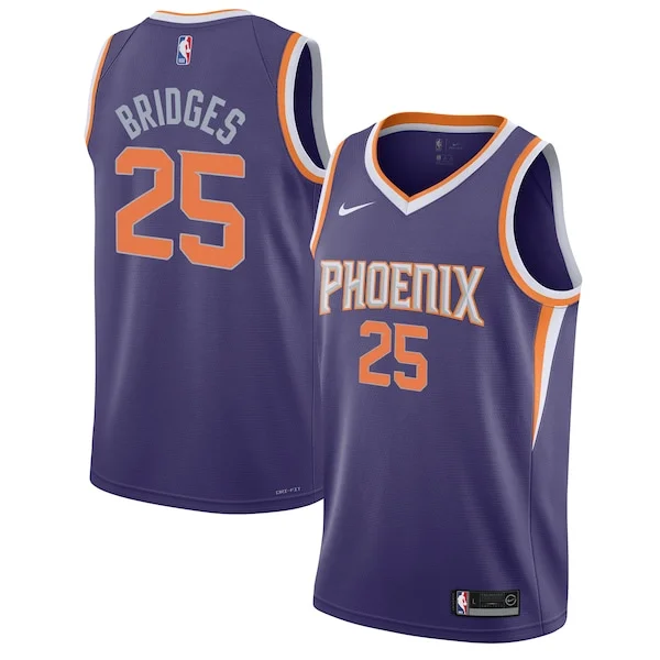 Gorgeous Comodo Raffinato Mikal Bridges Phoenix Suns Nike Youth Swingman Jersey Icon Edition Purple/White per gli appassionati