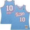 Meraviglioso Mike Bibby Sacramento Kings 2001/02 Hardwood Classics Swingman Jersey Light Blue per gli appassionati