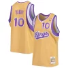 Classico Magnifico Mike Bibby Sacramento Kings 2005/06 Hardwood Classics Swingman Jersey Gold per gli appassionati