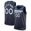 Accattivante Minnesota Timberwolves Nike Swingman Custom Jersey Navy Icon Edition per gli appassionati