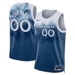 Raffinato Duraturo Moderno Minnesota Timberwolves Nike Unisex 2023/24 Custom Swingman Jersey Blue City Edition per gli appassionati