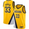 Comodo Myles Turner Indiana Pacers Nike Swingman Jersey Gold Statement Edition per gli appassionati