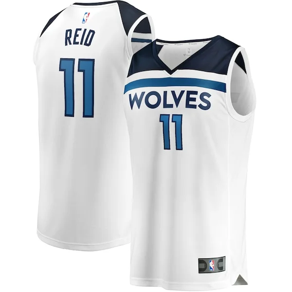 Eccezionale Naz Reid Minnesota Timberwolves Youth Fast Break Replica Player Jersey Association Edition White per gli appassionati