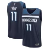 Meraviglioso Naz Reid Minnesota Timberwolves Fast Break Replica Player Jersey Icon Edition Navy per gli appassionati