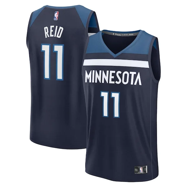 Meraviglioso Naz Reid Minnesota Timberwolves Fast Break Replica Player Jersey Icon Edition Navy per gli appassionati
