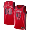 Pratico New Orleans Pelicans Jordan Brand Unisex Swingman Custom Jersey Red Statement Edition per gli appassionati