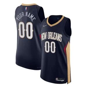 Comodo Prestigioso Incantevole New Orleans Pelicans Nike 2021/22 Diamond Authentic Custom Jersey Icon Edition Navy per gli appassionati