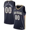 Accattivante New Orleans Pelicans Nike Swingman Custom Jersey Navy Icon Edition per gli appassionati