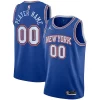 Classico Eccezionale Trendy New York Knicks Jordan Brand Swingman Custom Jersey Statement Edition Blue per gli appassionati