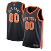 Sofisticato Fascinante Attraente New York Knicks Nike Unisex 2022/23 Swingman Custom Jersey City Edition Black per gli appassionati