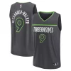 Cool Stupendo Moderno Nickeil Alexander Walker Minnesota Timberwolves Youth Fast Break Replica Player Jersey Statement Edition Black per gli appassionati
