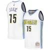 Comodo Magnifico Nikola Jokic Denver Nuggets 2016/17 Throwback Swingman Jersey White per gli appassionati