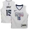 Bellissimo Magnifico Cool Nikola Jokic Denver Nuggets Nike Toddler 2024/25 Swingman Player Jersey City Edition White per gli appassionati