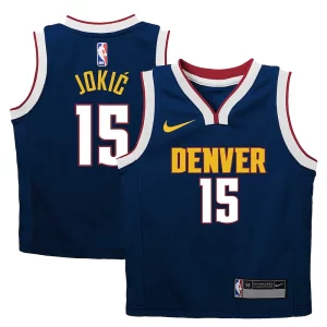 Ottimo Comodo Moderno Nikola Jokic Denver Nuggets Nike Preschool Dri FIT Swingman Player Jersey Icon Edition Navy per gli appassionati