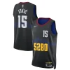 Classico Elegante Nikola Jokic Denver Nuggets Nike Unisex 2023/24 Swingman Jersey Black City Edition per gli appassionati