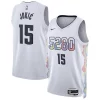 Ottimo Cool Incantevole Nikola Jokic Denver Nuggets Nike Unisex 2024/25 Swingman Player Jersey City Edition White per gli appassionati
