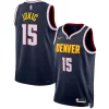 Bellissimo Elegante Ottimo Nikola Jokic Denver Nuggets Nike Unisex Swingman Jersey Icon Edition Navy per gli appassionati