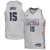 Robusto Lussuoso Nikola Jokic Denver Nuggets Nike Youth 2024/25 Swingman Player Jersey City Edition White per gli appassionati