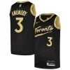 Attraente Ottimo Carino OG Anunoby Toronto Raptors Nike Swingman Player Jersey City Edition Black per gli appassionati
