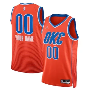 Resistente Delizioso Splendido Oklahoma City Thunder Jordan Brand Unisex 2022/23 Swingman Custom Jersey Statement Edition Orange per gli appassionati