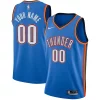 Attraente Oklahoma City Thunder Nike Custom Swingman Jersey Icon Edition Blue per gli appassionati