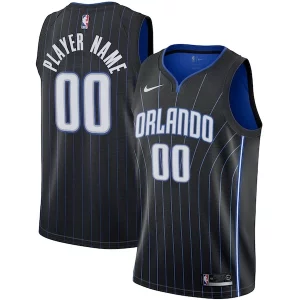 Carino Prestigioso Orlando Magic Nike 2020/21 Swingman Custom Jersey Icon Edition Black/White per gli appassionati