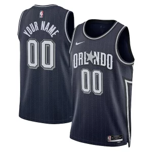 Resistente Moderno Orlando Magic Nike Unisex 2023/24 Custom Swingman Jersey Navy City Edition per gli appassionati