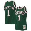 Meraviglioso Fascinante Oscar Robertson Milwaukee Bucks 1996/97 Hardwood Classics NBA 75th Anniversary Diamond Swingman Jersey Green per gli appassionati