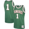 Duraturo Moderno Oscar Robertson Milwaukee Bucks 2001/02 Hardwood Classics Swingman Jersey Green per gli appassionati