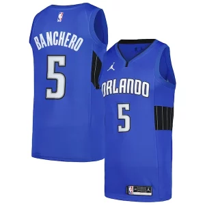 Versatile Gorgeous Resistente Paolo Banchero Orlando Magic Jordan Brand Swingman Player Jersey Statement Edition Royal per gli appassionati