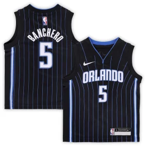 Splendido Cool Ottimo Paolo Banchero Orlando Magic Nike Preschool Swingman Player Jersey Icon Edition Black per gli appassionati