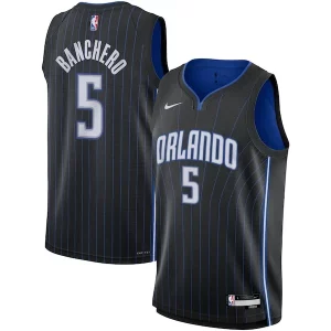 Ottimo Robusto Paolo Banchero Orlando Magic Nike Youth Swingman Jersey Icon Edition Black per gli appassionati